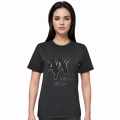 Armani Exchange Black Premium Quality Women T-shirt-thumb-0
