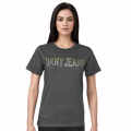DKNY Grey Premium Quality Women T-shirt-thumb-0