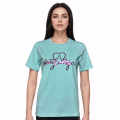 DKNY Blue Premium Quality Women T-shirt-thumb-0