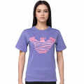 Emporio Armani Purple Premium Quality Women T-shirt-thumb-0