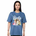 Zara Blue Premium Quality Women T-shirt-thumb-0