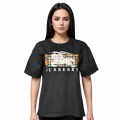 Burberry Logo Print Black Women Oversized T-shirt-thumb-0
