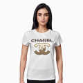 Chanel White Premium Quality Women T-shirt-thumb-0
