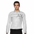 Armani Exchange White Logo Print Regular Fit Premium Shirt-thumb-0