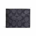 Coach Black Premium Compact Wallet-thumb-0