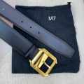 Cartier Blue&Golden Premium Quality Leather Belt-thumb-0