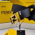 Fendi Golden Premium Quality Leather Belt-thumb-0