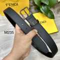 Fendi Black Premium Quality Leather Belt-thumb-0