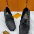 Louis Vuitton Hockenheim Moccasin Black Loafers-thumb-0