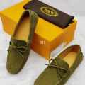 TOD'S Green Premium Quality Loafers-thumb-0