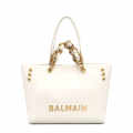Balmain Premium White Tote Bags-thumb-0