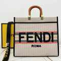 Fendi Plain Ladies Trendy Leather Handbag-thumb-0