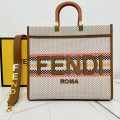 Fendi Plain Ladies Trendy Leather Handbag-thumb-0