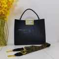Fendi Peekaboo Tote Black Sling Bag-thumb-0