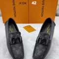 Louis Vuitton Hockenheim Moccasin Black Loafers-thumb-0