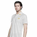 Fendi Roma Embroidered logo White Polo T-shirt-thumb-2