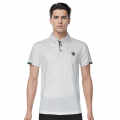 Burberry White Premium Luxury Polo T-shirt-thumb-0