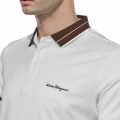 Salvatore Ferragamo Embroidered logo White T-shirt-thumb-2