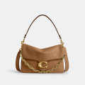 Coach Chain Tabby Brown Shoulder Bag-thumb-0