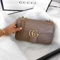 Gucci GG Marmont small Beige shoulder bag-thumb-0