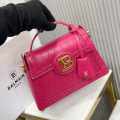 Balmain B-Buzz Glazed Pink Leather Dynasty Bag-thumb-0