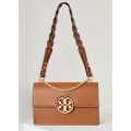 Tory Burch Women's Miller Metal Convertible Brown Shoulder Bag-thumb-0