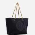 Tory Burch ella Black Shopping Bag-thumb-0