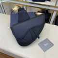 Dior Black Premium Saddle Bag-thumb-0