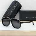 Philipp Plein Grey Luxury Sunglasses-thumb-0