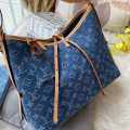 Louis Vuitton Designer Vintage Denim Handbag-thumb-0