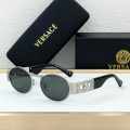 Versace Silver/Grey Luxury Sunglasses-thumb-0