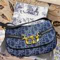 Dior Small CD Besace Blue  Handbag-thumb-0