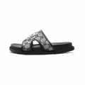 Gucci GG Canvas Grey Mens Flip-flops-thumb-1