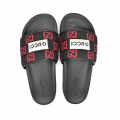 Gucci GG Canvas Black/Red Mens Flip-flops-thumb-4