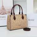 Guess Oak Park Beige Tote Bag-thumb-0