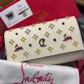 Christian Louboutin Paloma Clutch Cream Handbag-thumb-0