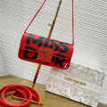 Miss Dior Flap Bag Orange Miss Dior Graffiti Printed Calfskin-thumb-0