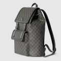 Gucci Grey & Black Ophidia large backpack-thumb-1