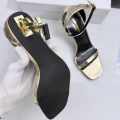 Ysl Opyum Golden Heel Sandals-thumb-1