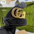Gucci Golden Premium Quality Leather Belt-thumb-0