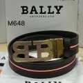 Bally Red Premium Quality Leather Belt-thumb-0