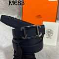 Hermes Black Premium Quality Leather Belt-thumb-0