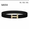 Hermes Golden Premium Quality Leather Belt-thumb-0