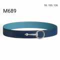 Hermes Blue Premium Quality Leather Belt-thumb-0