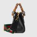Gucci Diana Bamboo Black Leather Large leather Bag-thumb-2