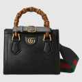 Gucci Diana Bamboo Small Black Leather Bag-thumb-8