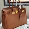Hermes Light Brown Premium Quality Bag-thumb-0