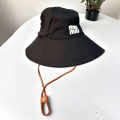 Miu Miu Black Premium Bucket Hat-thumb-1