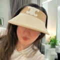 Celine White Premium Visor Hat-thumb-2