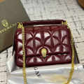 Bvlgari Serpenti Sugarloaf Wine Shoulder Bag-thumb-0